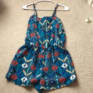 Forever 21 Aztec pattern romper!